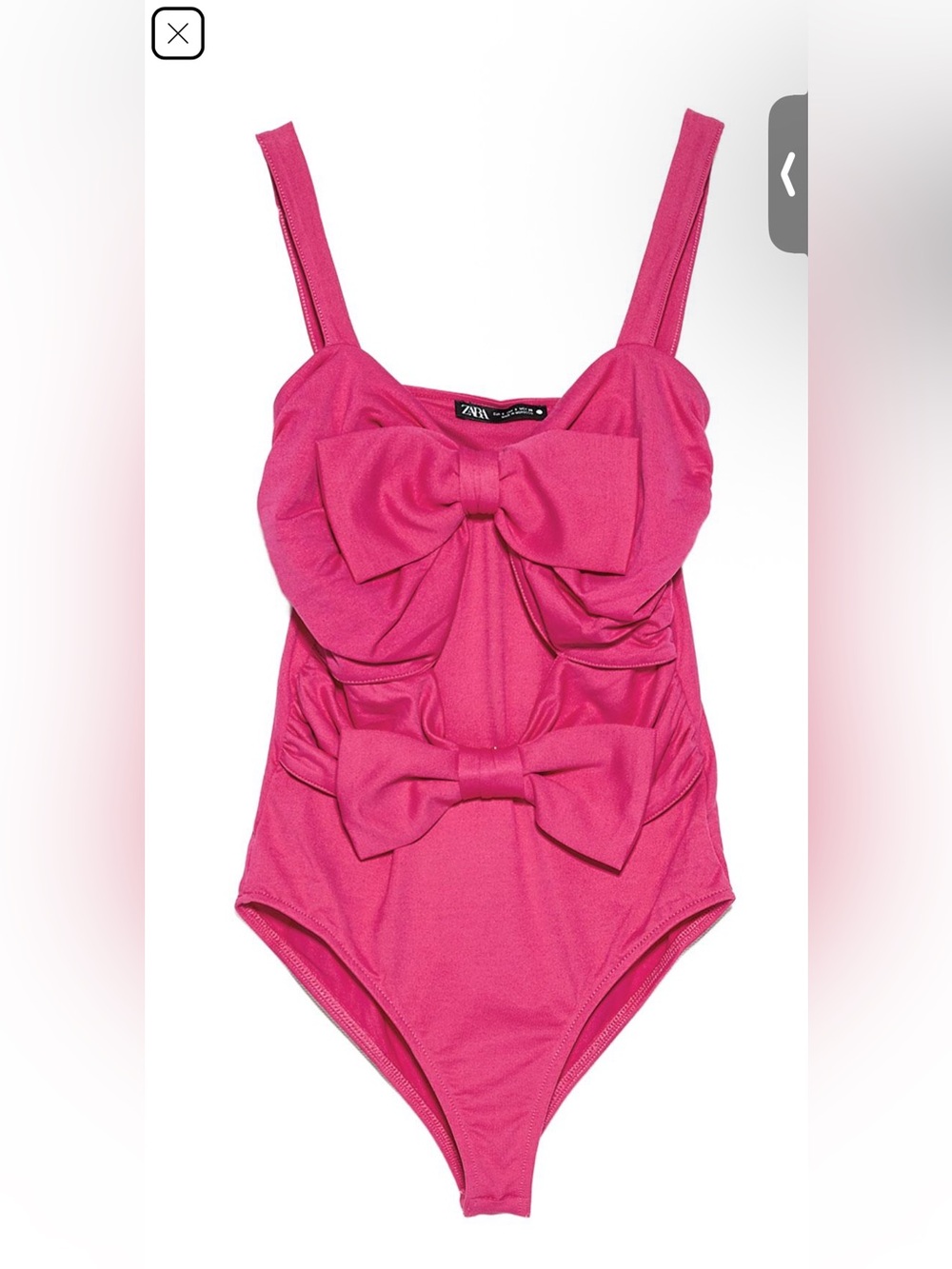 Zara Bow bodysuit